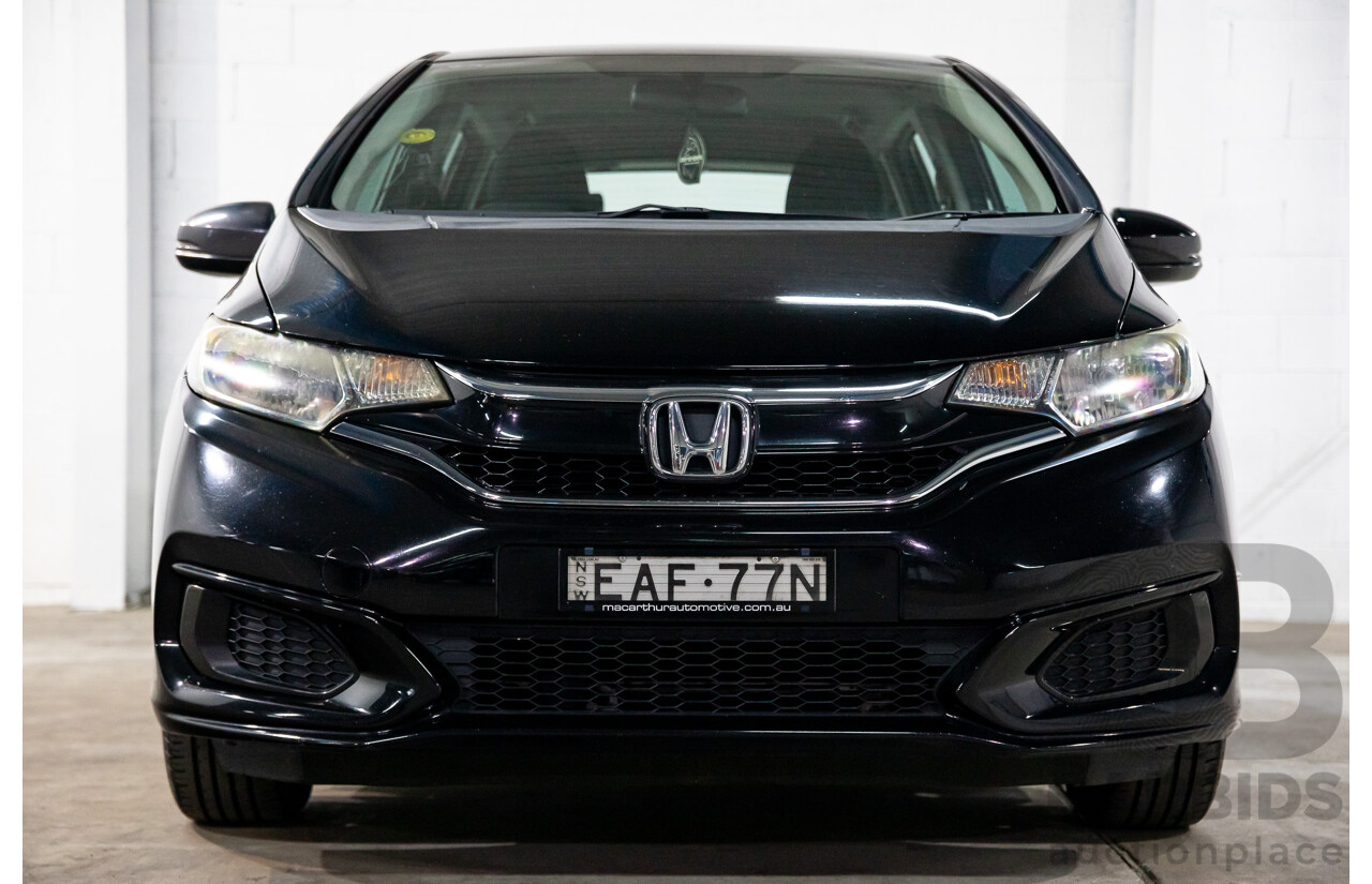 02/2019 Honda Jazz VTi (FWD) GK MY19 5D Hatchback Black 1.5L