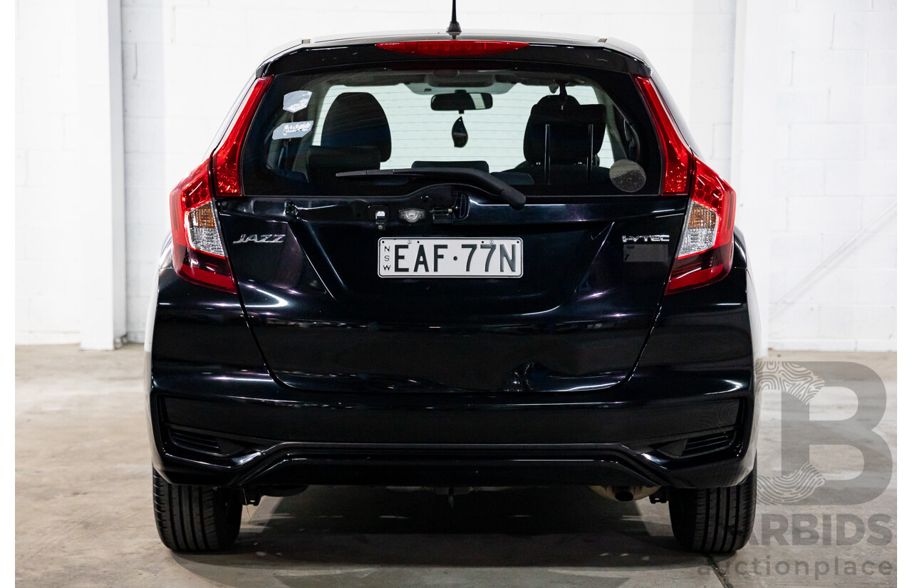 02/2019 Honda Jazz VTi (FWD) GK MY19 5D Hatchback Black 1.5L