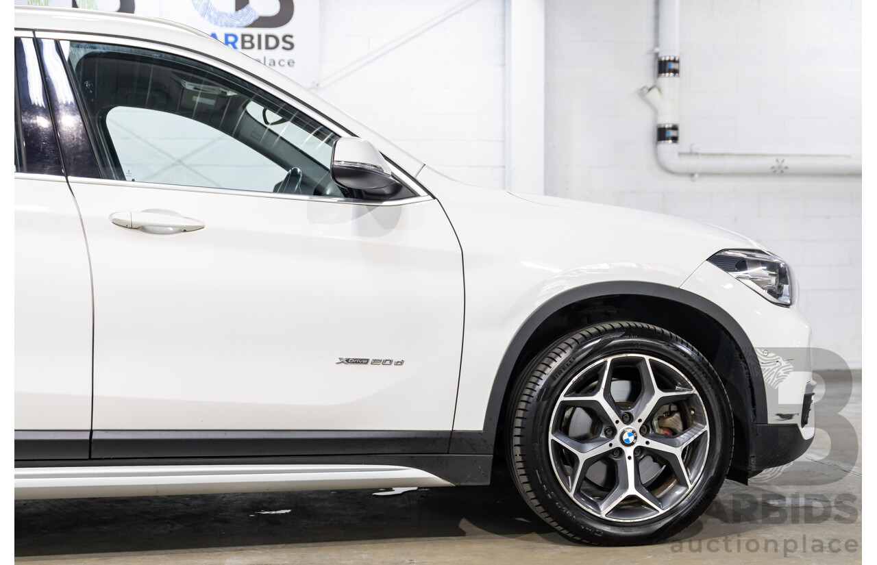 03/2016 BMW X1 xDrive20d xLine (AWD) F48 4d Wagon Alpine White Turbo Diesel 2.0L
