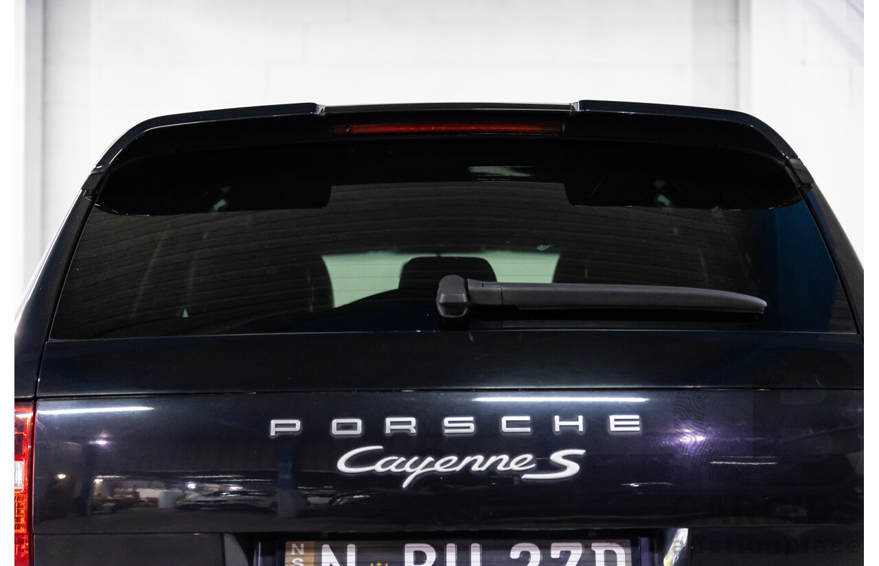 1/2008 Porsche Cayenne S MY08 4d Wagon Basalt Black Metallic V8 4.8L