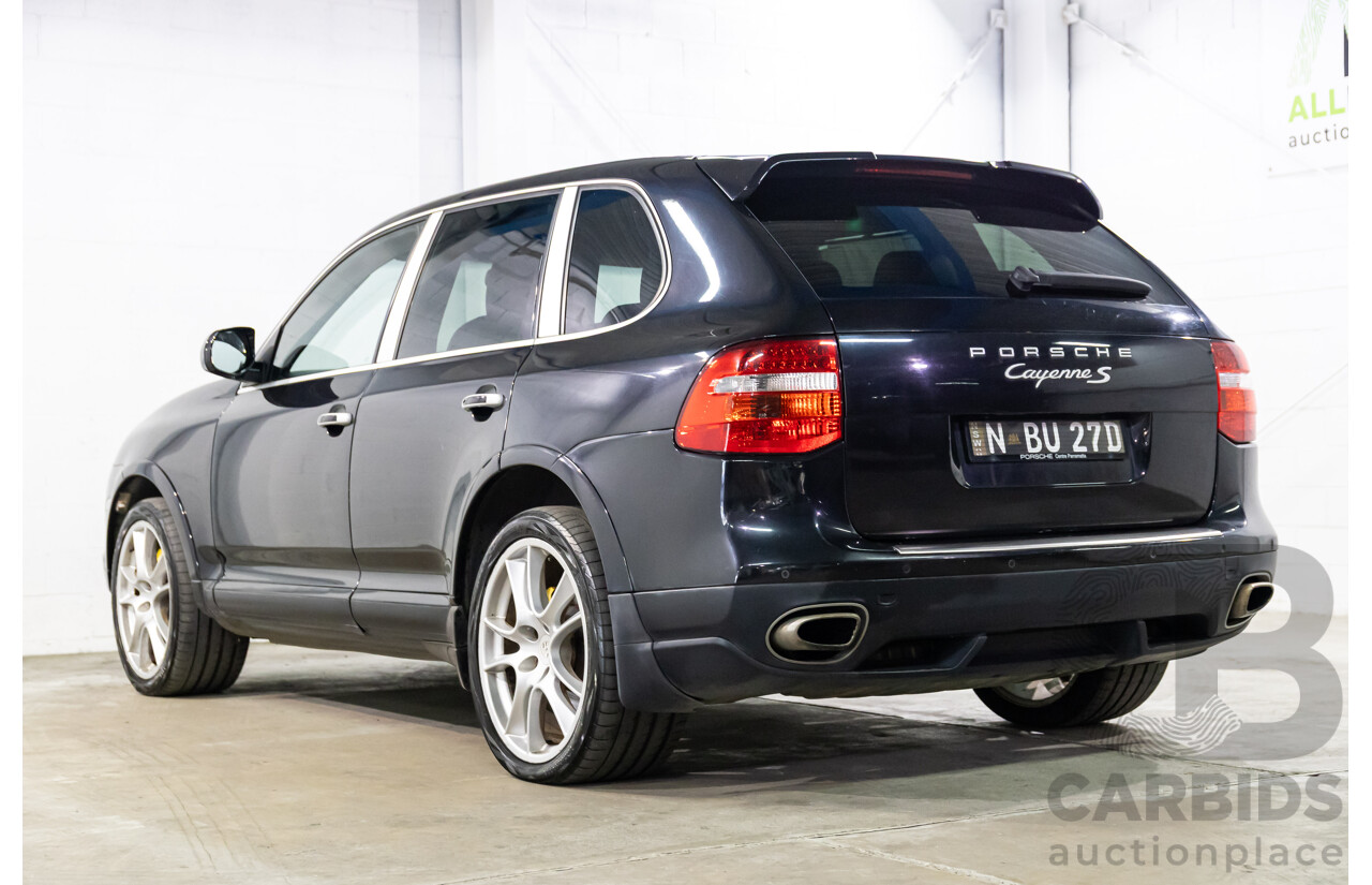1/2008 Porsche Cayenne S MY08 4d Wagon Basalt Black Metallic V8 4.8L