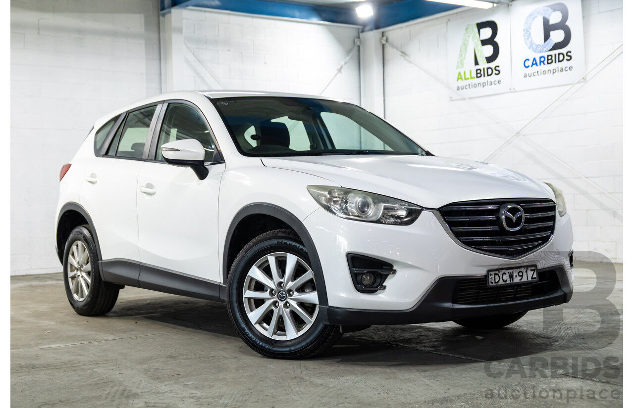 11/2015 Mazda CX-5 Maxx Sport (AWD) MY15 4d Wagon White 2.2L
