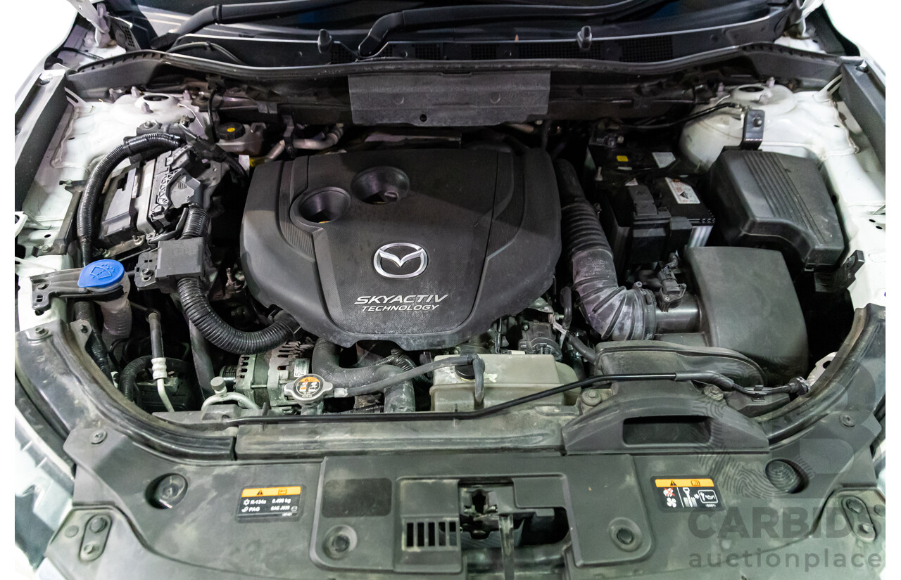 11/2015 Mazda CX-5 Maxx Sport (AWD) MY15 4d Wagon White 2.2L