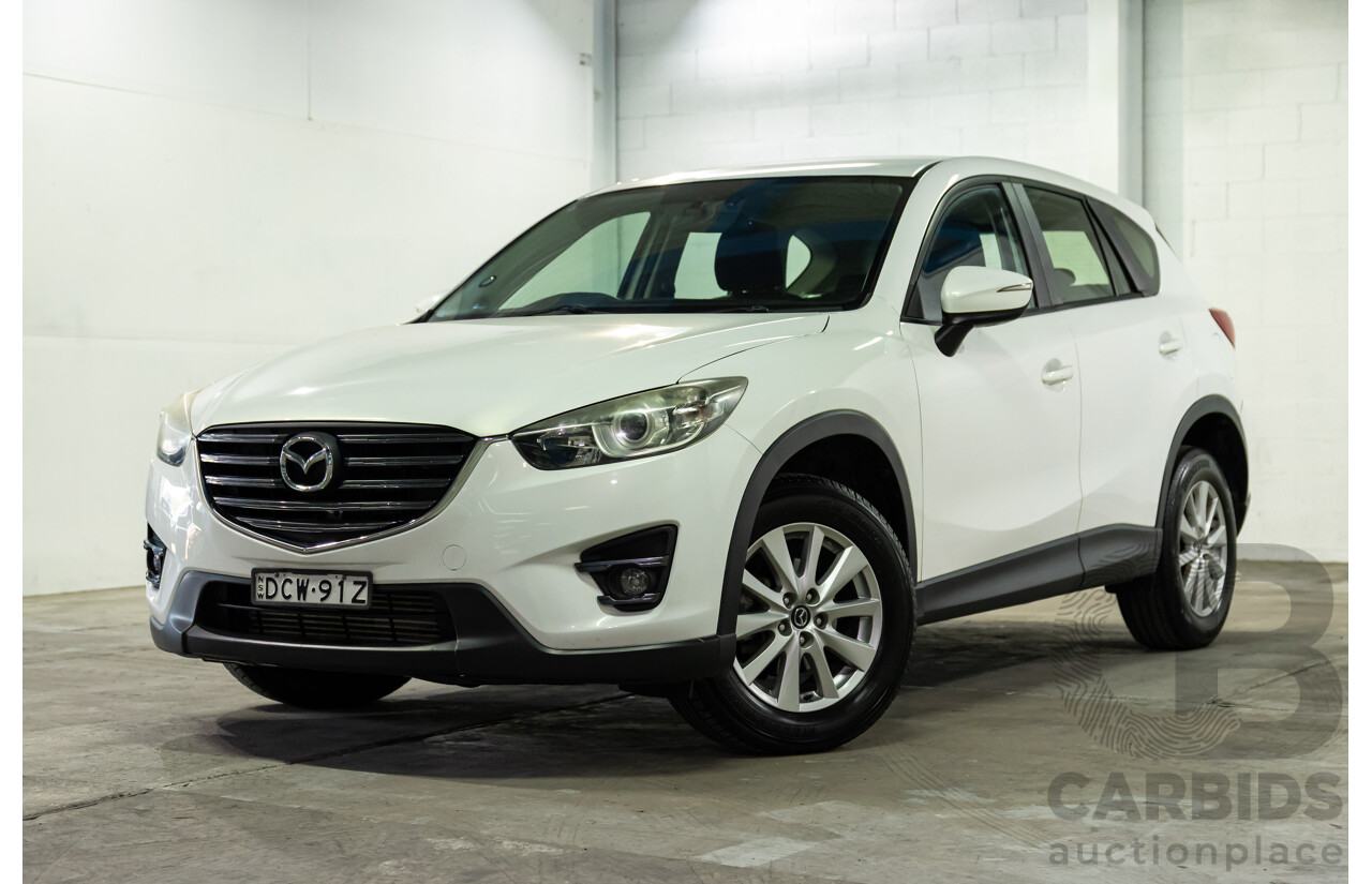 11/2015 Mazda CX-5 Maxx Sport (AWD) MY15 4d Wagon White 2.2L