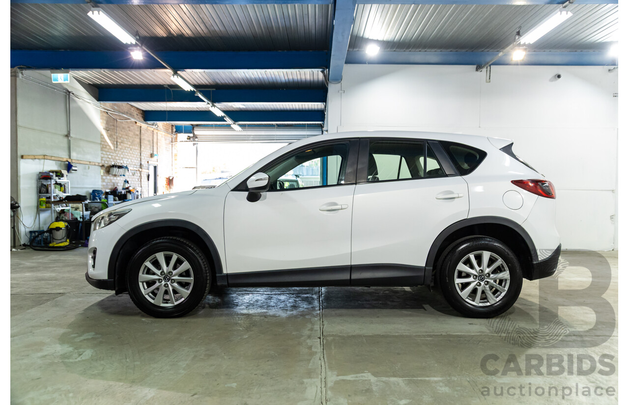 11/2015 Mazda CX-5 Maxx Sport (AWD) MY15 4d Wagon White 2.2L