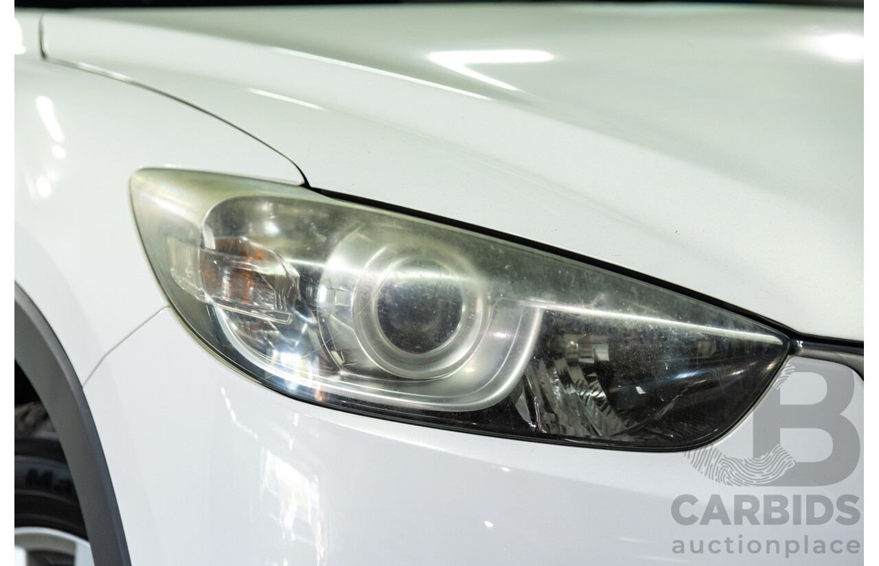 11/2015 Mazda CX-5 Maxx Sport (AWD) MY15 4d Wagon White 2.2L