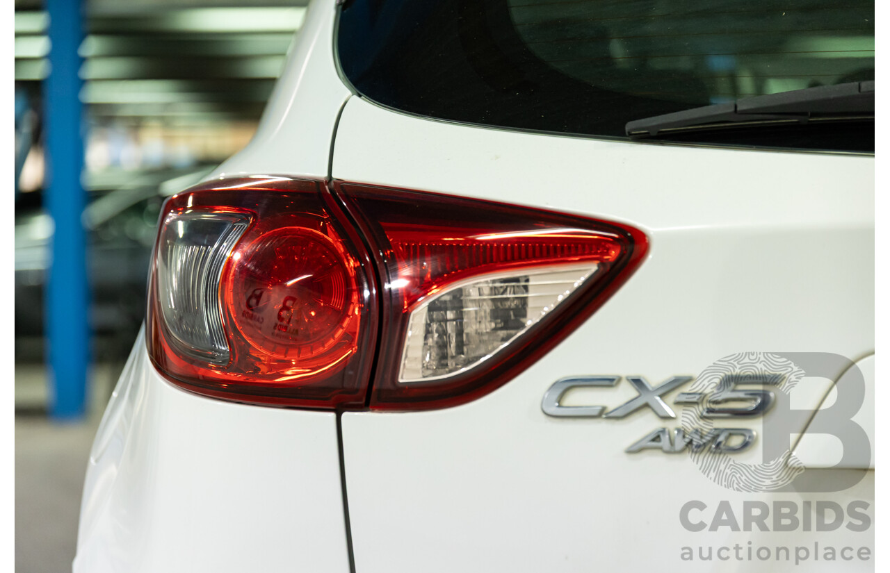 11/2015 Mazda CX-5 Maxx Sport (AWD) MY15 4d Wagon White 2.2L