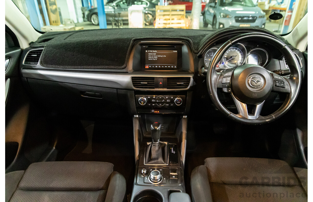 11/2015 Mazda CX-5 Maxx Sport (AWD) MY15 4d Wagon White 2.2L