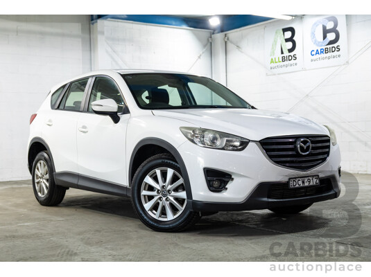 11/2015 Mazda CX-5 Maxx Sport (AWD) MY15 4d Wagon White 2.2L