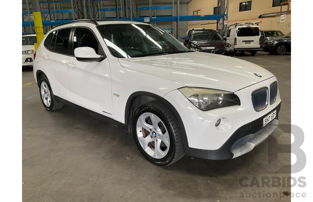 3/2010 BMW X1 xDrive20d E84 4d Wagon Alpine White Turbo Diesel 2.0L
