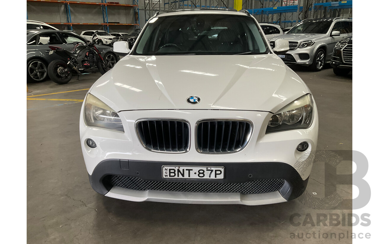 3/2010 BMW X1 xDrive20d E84 4d Wagon Alpine White Turbo Diesel 2.0L