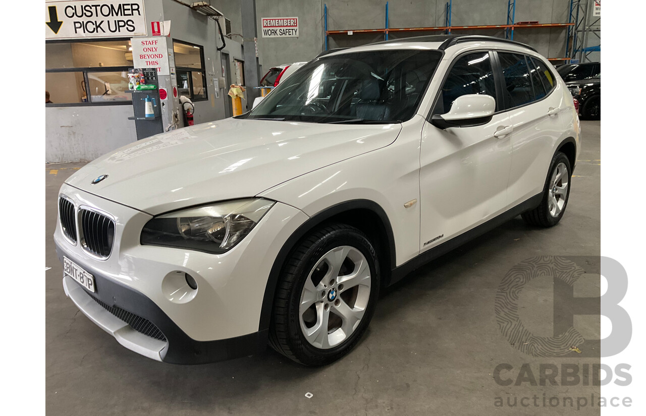 3/2010 BMW X1 xDrive20d E84 4d Wagon Alpine White Turbo Diesel 2.0L