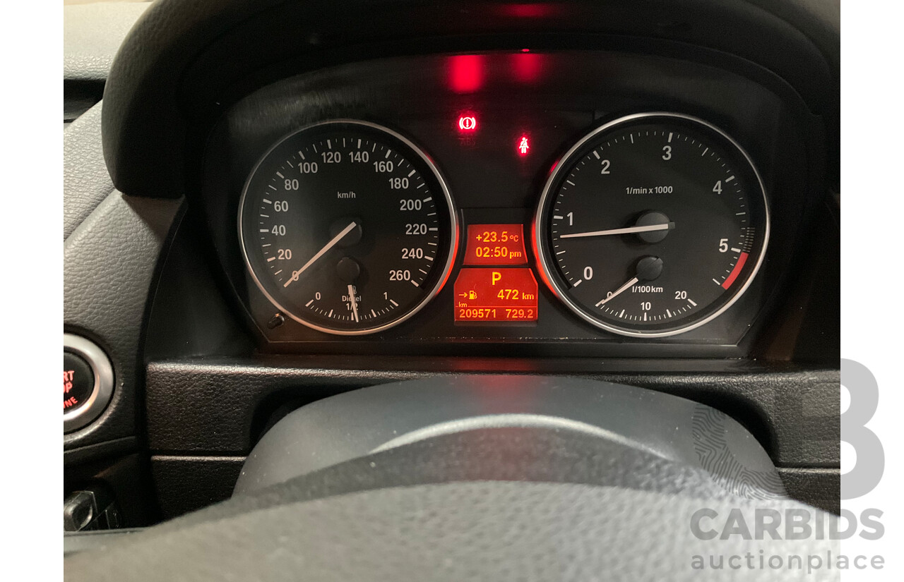 3/2010 BMW X1 xDrive20d E84 4d Wagon Alpine White Turbo Diesel 2.0L