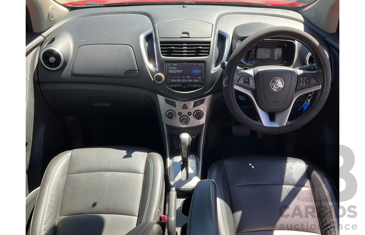 6/2015 Holden Trax LTZ TJ MY15 4d Wagon Red Hot 1.8L