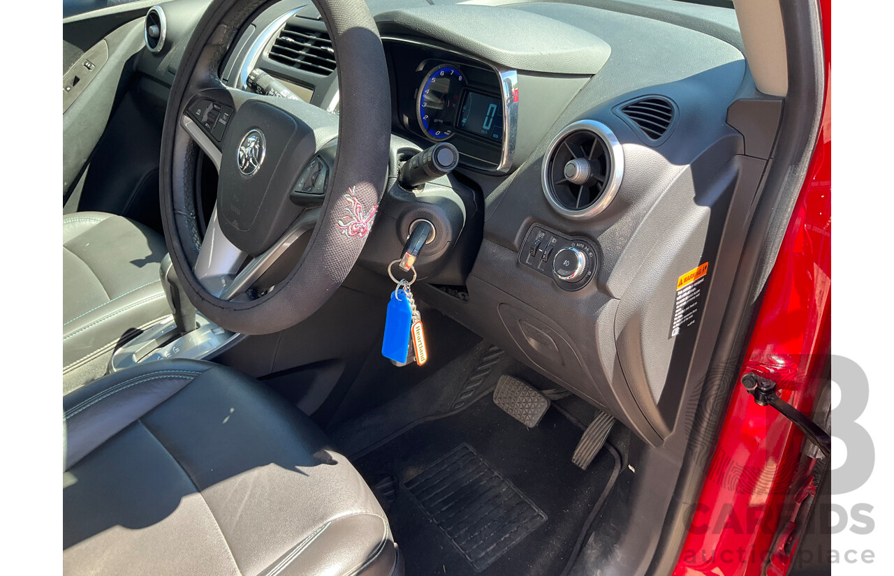 6/2015 Holden Trax LTZ TJ MY15 4d Wagon Red Hot 1.8L
