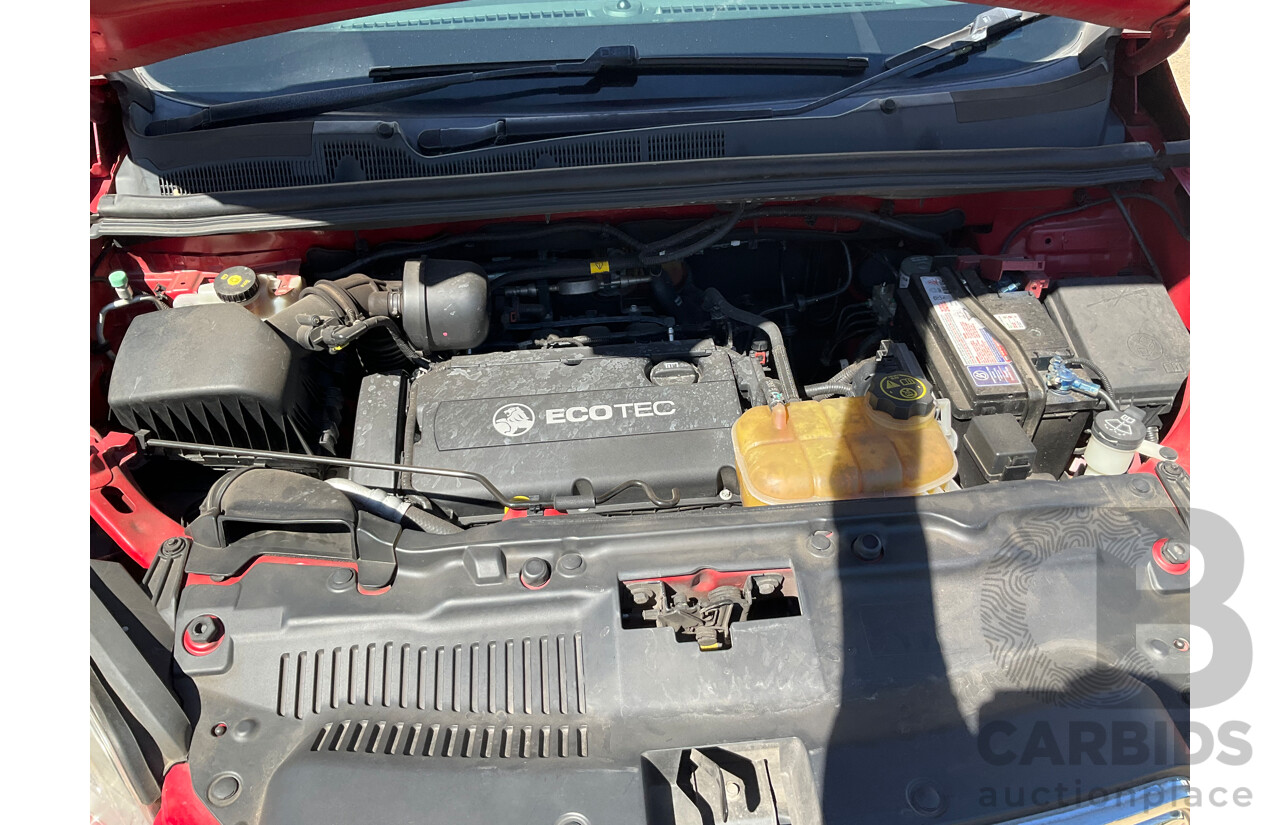 6/2015 Holden Trax LTZ TJ MY15 4d Wagon Red Hot 1.8L