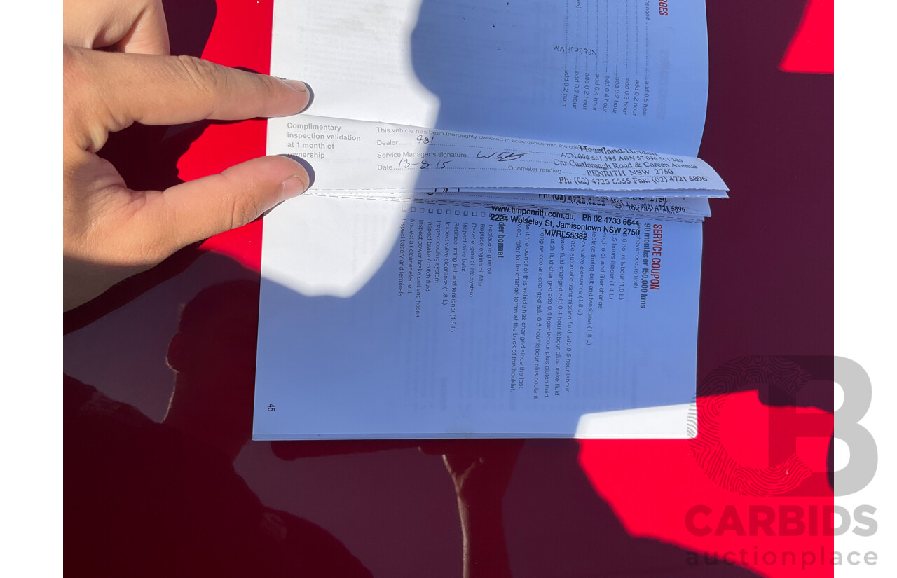 6/2015 Holden Trax LTZ TJ MY15 4d Wagon Red Hot 1.8L