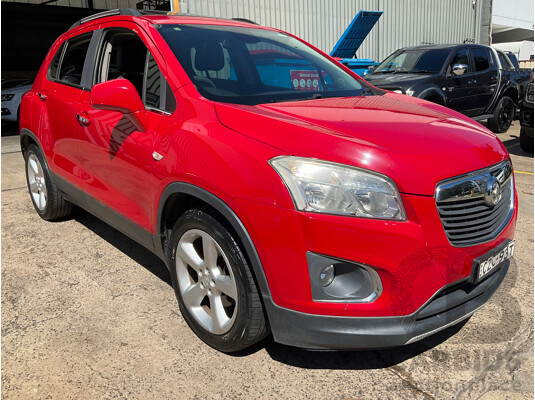 6/2015 Holden Trax LTZ TJ MY15 4d Wagon Red Hot 1.8L