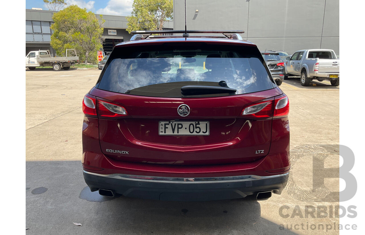 11/2017 Holden Equinox LTZ (FWD) FWD EQ MY18 4D Wagon Glory Red Turbo 2.0L