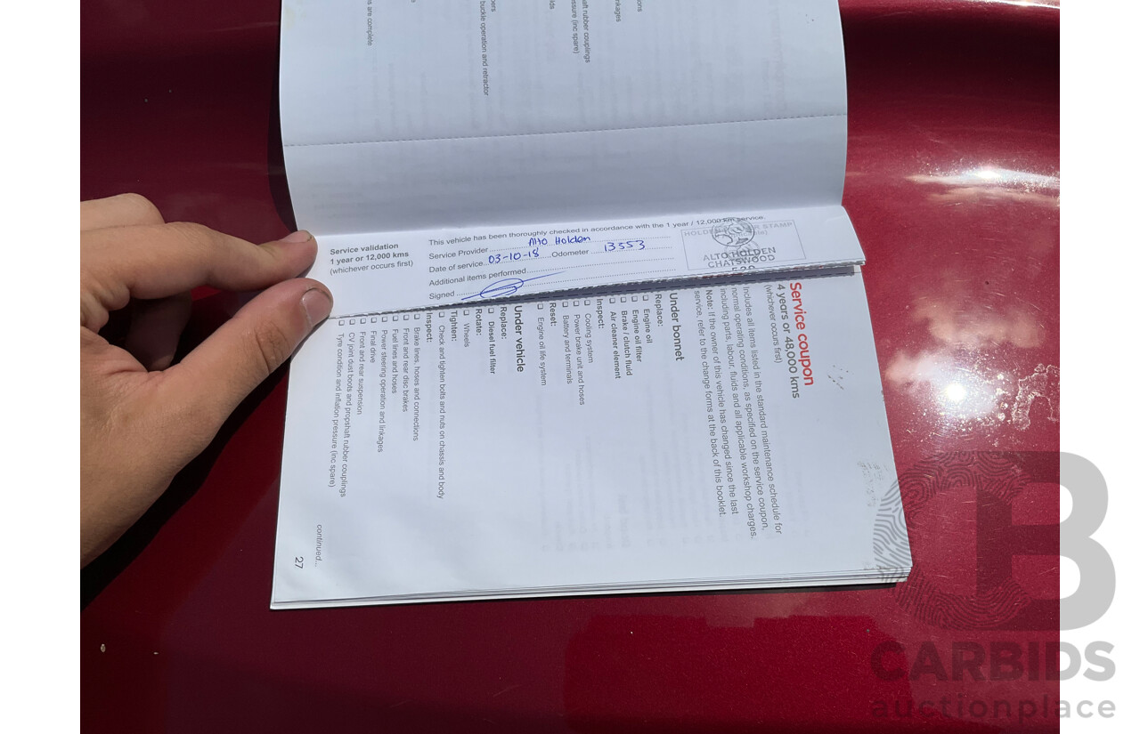 11/2017 Holden Equinox LTZ (FWD) FWD EQ MY18 4D Wagon Glory Red Turbo 2.0L