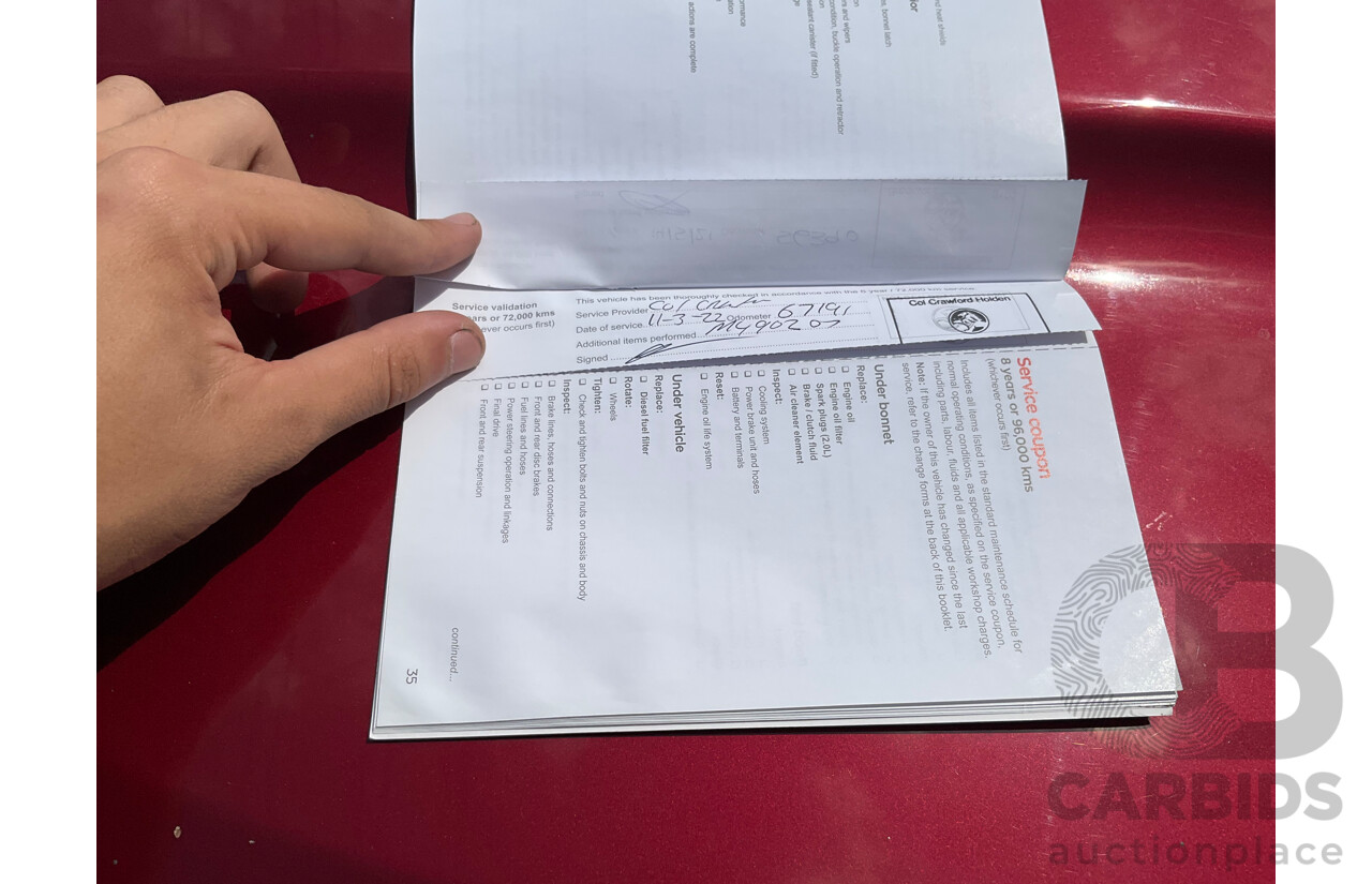 11/2017 Holden Equinox LTZ (FWD) FWD EQ MY18 4D Wagon Glory Red Turbo 2.0L