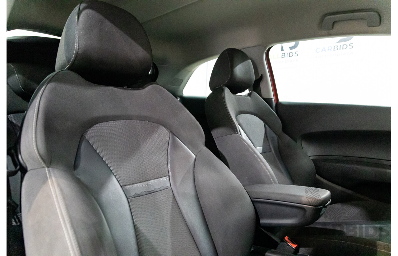 09/2011 Audi A1 1.4 TFSI Ambition (FWD) 8X 3d Hatchback Misano Red Pearl Turbo 1.4L