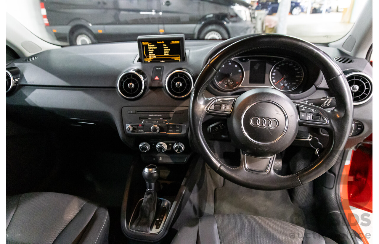 09/2011 Audi A1 1.4 TFSI Ambition (FWD) 8X 3d Hatchback Misano Red Pearl Turbo 1.4L