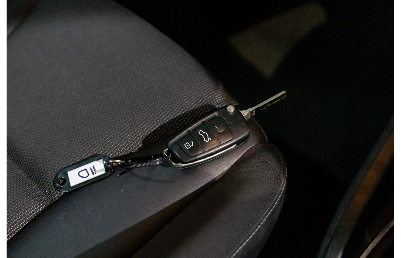 09/2011 Audi A1 1.4 TFSI Ambition (FWD) 8X 3d Hatchback Misano Red Pearl Turbo 1.4L