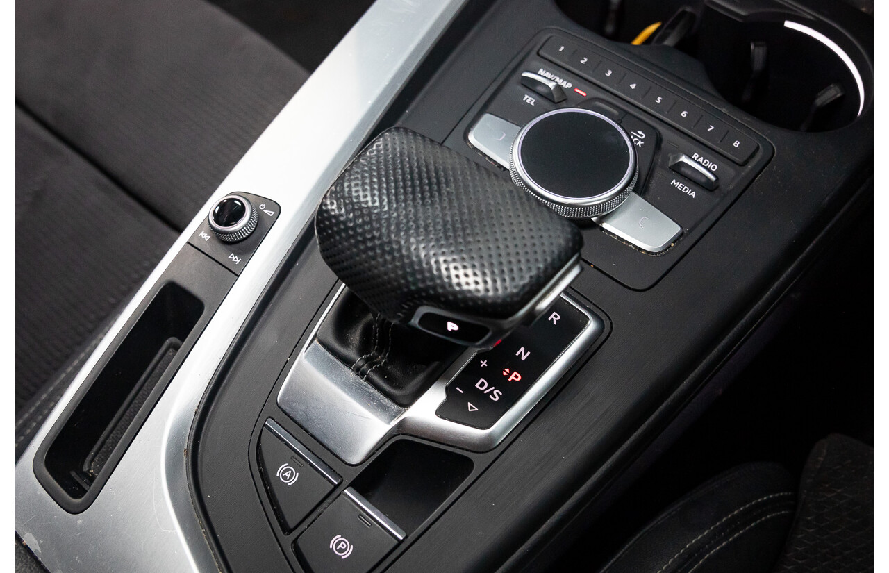 01/2018 Audi A4 2.0 TFSI Quattro S-Line LN (AWD) F4 MY18 (B9) 4d Sedan Ibis White Turbo 2.0L