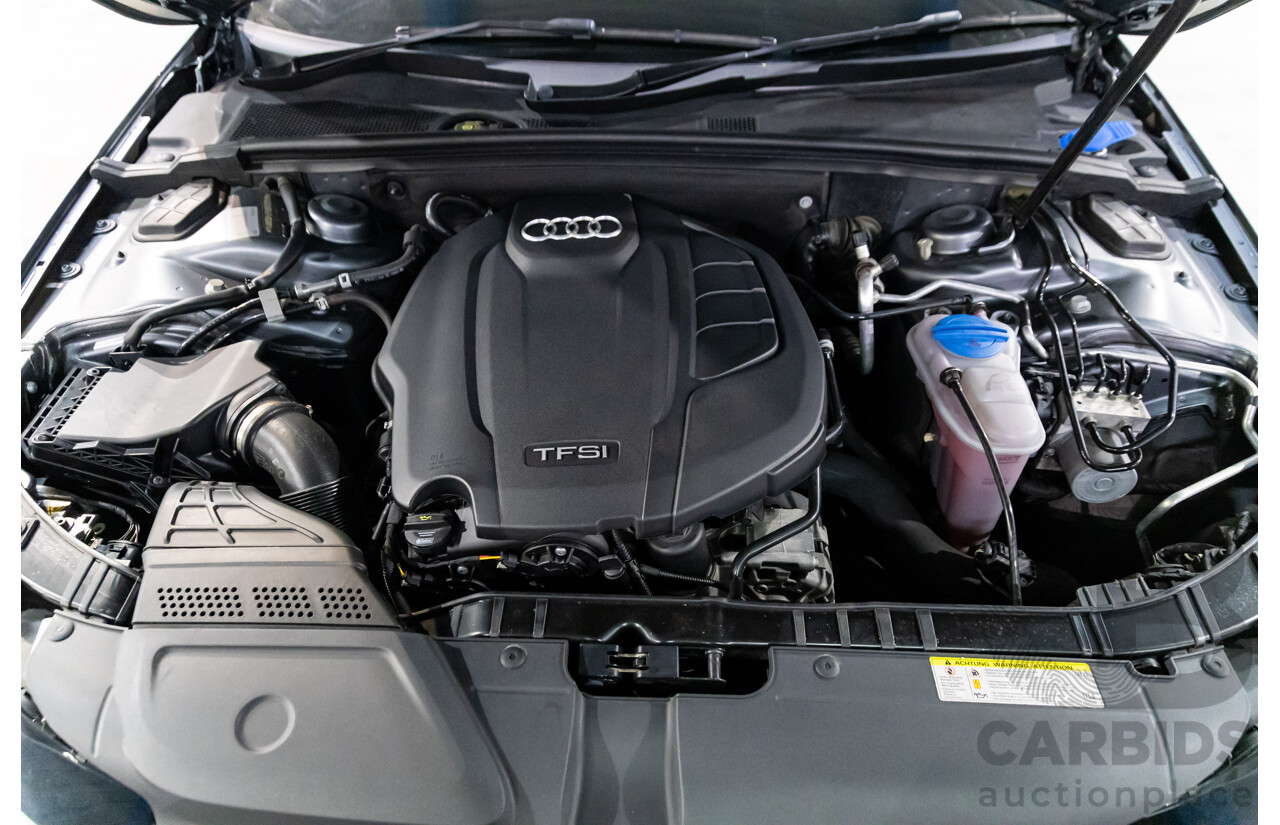 01/2018 Audi A4 2.0 TFSI Quattro S-Line LN (AWD) F4 MY18 (B9) 4d Sedan Ibis White Turbo 2.0L