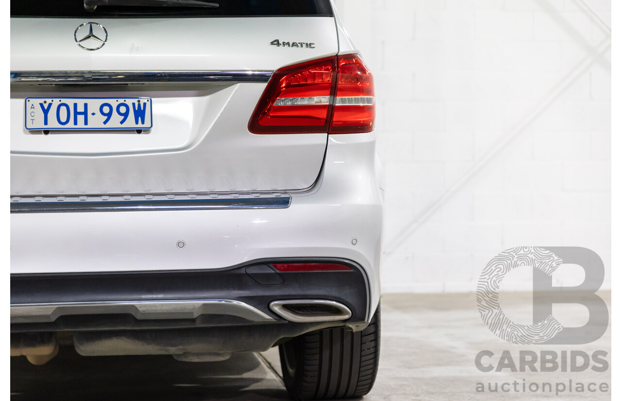 7/2018 Mercedes-Benz GLS 350d AMG Line 4Matic (AWD) X166 MY17 4d Wagon Iridium Silver Metallic Turbo Diesel V6 3.0L
