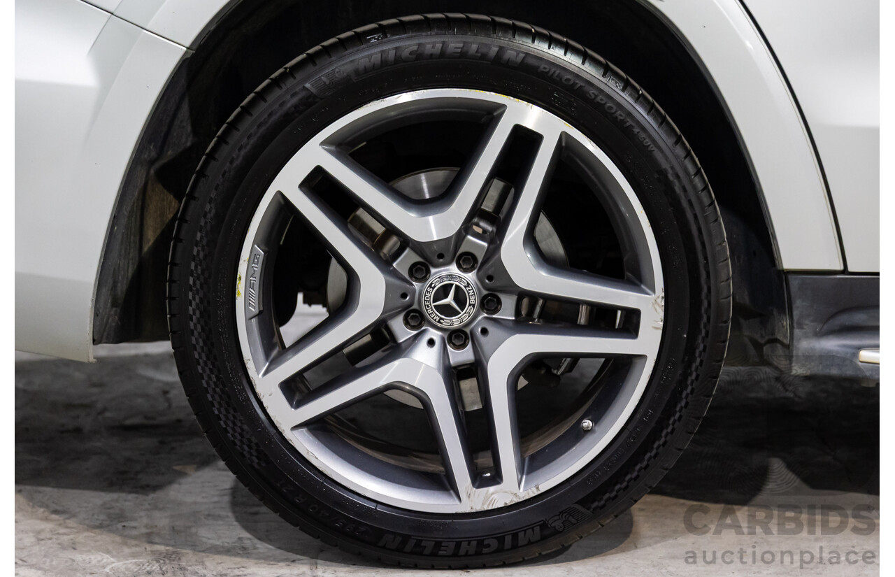 7/2018 Mercedes-Benz GLS 350d AMG Line 4Matic (AWD) X166 MY17 4d Wagon Iridium Silver Metallic Turbo Diesel V6 3.0L