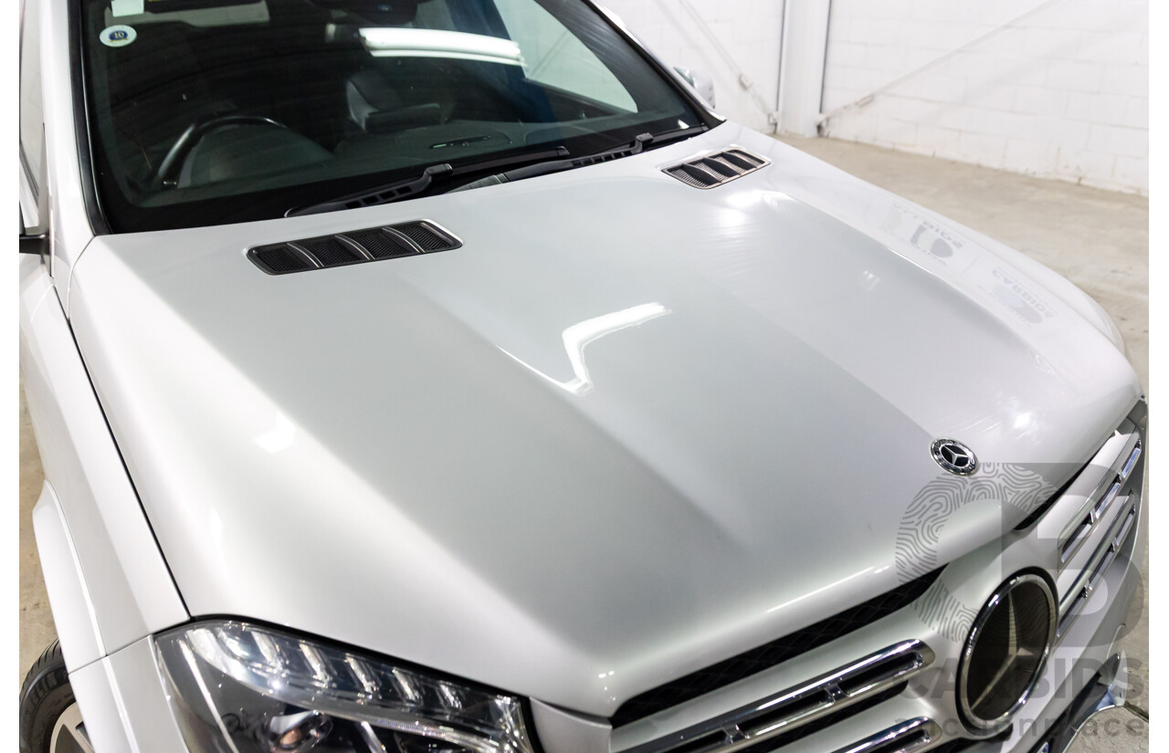 7/2018 Mercedes-Benz GLS 350d AMG Line 4Matic (AWD) X166 MY17 4d Wagon Iridium Silver Metallic Turbo Diesel V6 3.0L