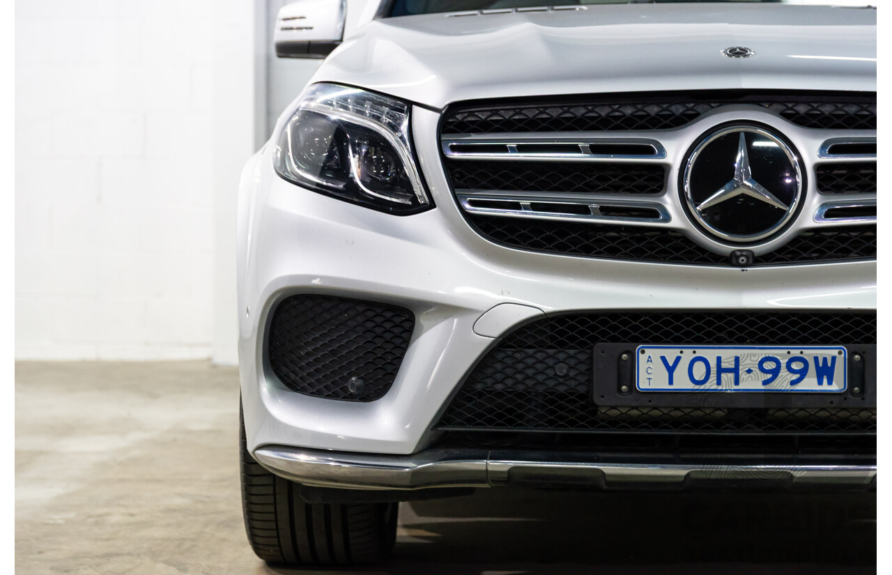 7/2018 Mercedes-Benz GLS 350d AMG Line 4Matic (AWD) X166 MY17 4d Wagon Iridium Silver Metallic Turbo Diesel V6 3.0L
