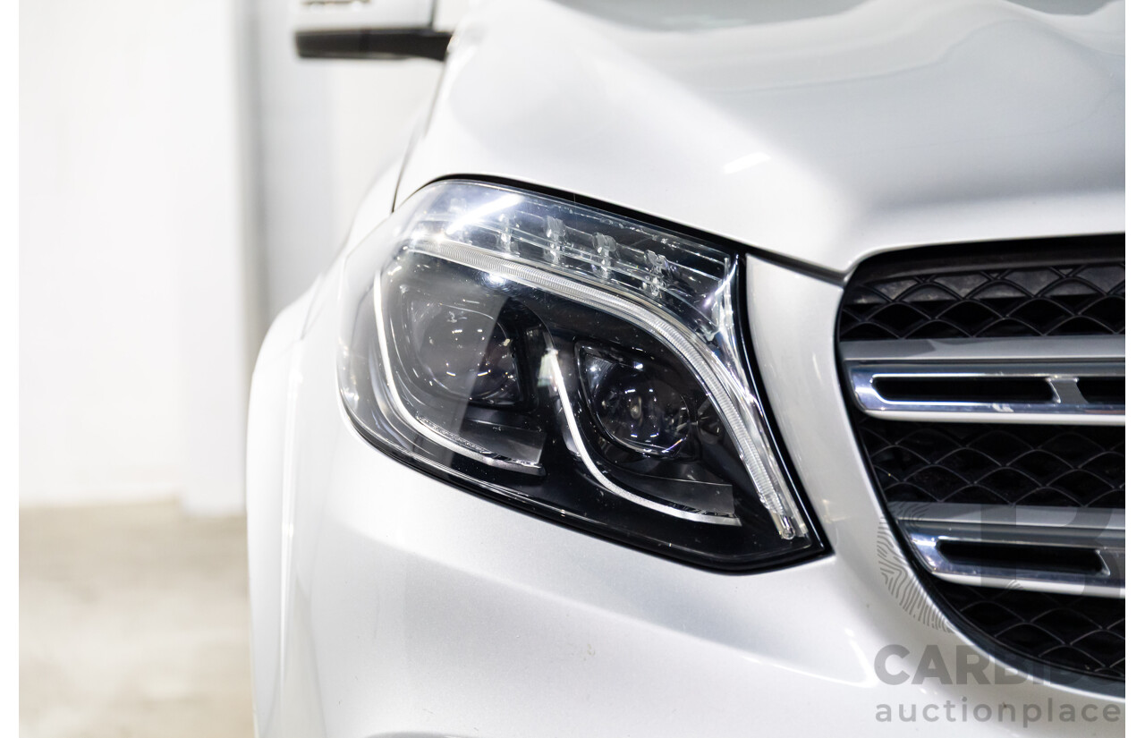 7/2018 Mercedes-Benz GLS 350d AMG Line 4Matic (AWD) X166 MY17 4d Wagon Iridium Silver Metallic Turbo Diesel V6 3.0L