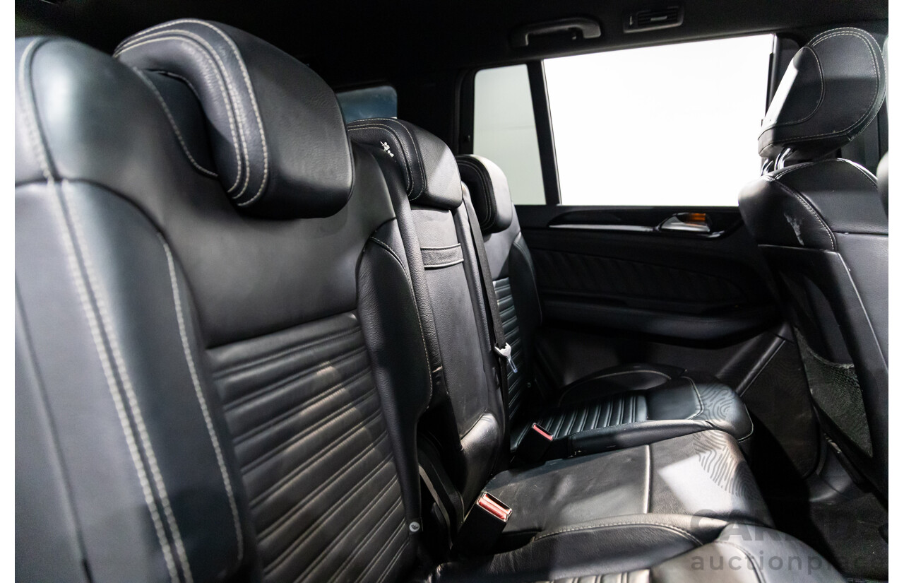 7/2018 Mercedes-Benz GLS 350d AMG Line 4Matic (AWD) X166 MY17 4d Wagon Iridium Silver Metallic Turbo Diesel V6 3.0L