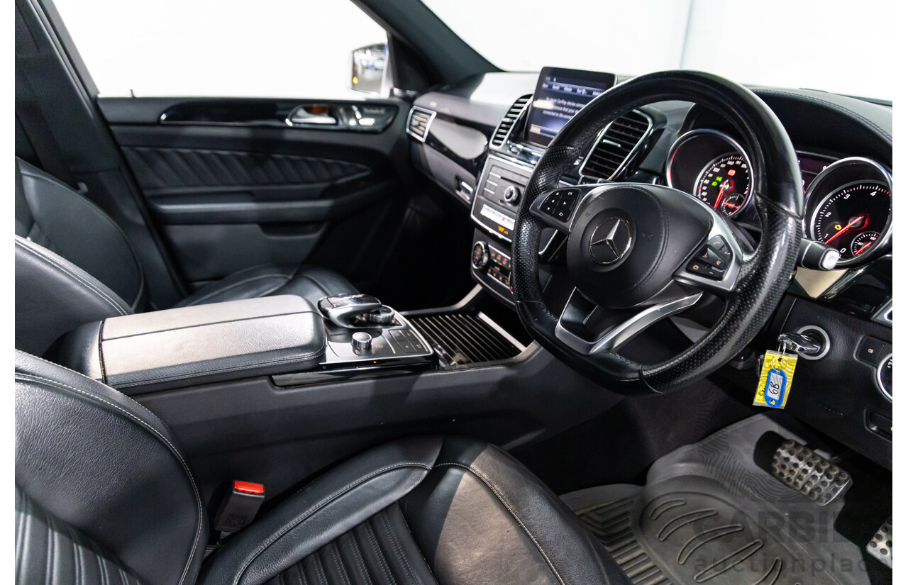 7/2018 Mercedes-Benz GLS 350d AMG Line 4Matic (AWD) X166 MY17 4d Wagon Iridium Silver Metallic Turbo Diesel V6 3.0L