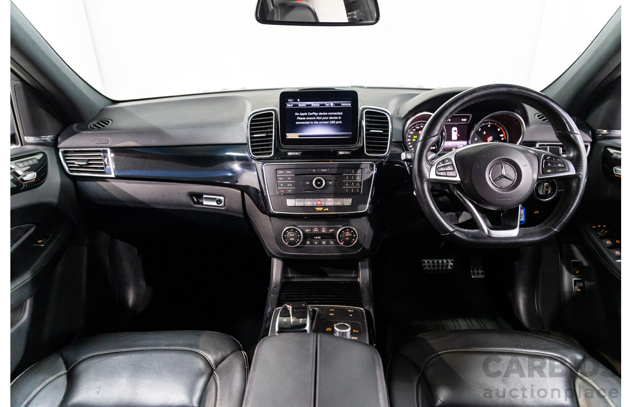 7/2018 Mercedes-Benz GLS 350d AMG Line 4Matic (AWD) X166 MY17 4d Wagon Iridium Silver Metallic Turbo Diesel V6 3.0L