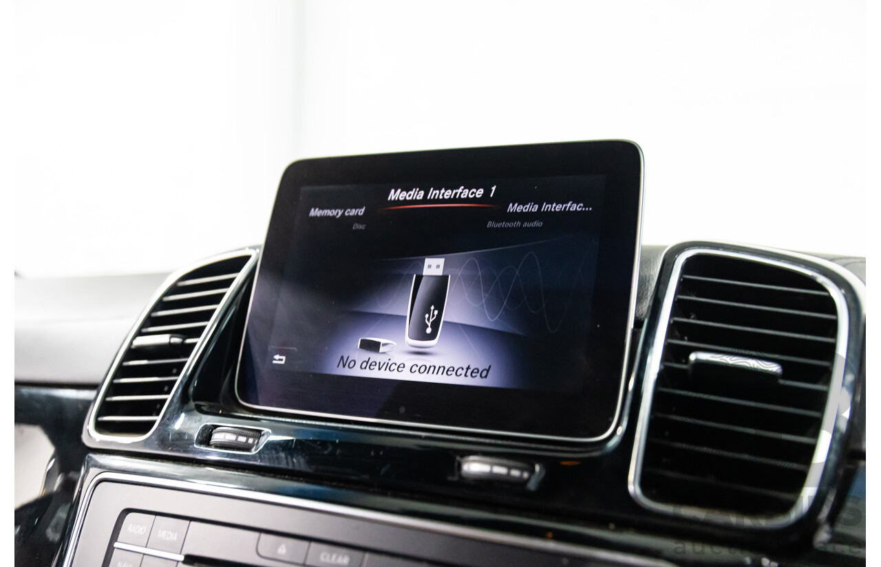 7/2018 Mercedes-Benz GLS 350d AMG Line 4Matic (AWD) X166 MY17 4d Wagon Iridium Silver Metallic Turbo Diesel V6 3.0L