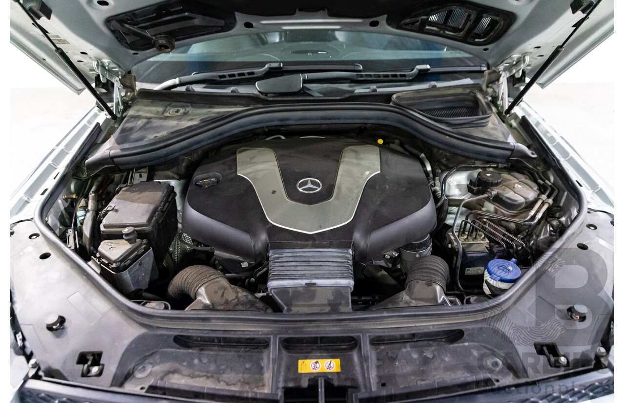 7/2018 Mercedes-Benz GLS 350d AMG Line 4Matic (AWD) X166 MY17 4d Wagon Iridium Silver Metallic Turbo Diesel V6 3.0L