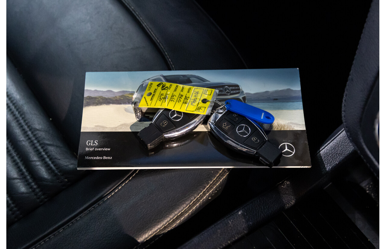 7/2018 Mercedes-Benz GLS 350d AMG Line 4Matic (AWD) X166 MY17 4d Wagon Iridium Silver Metallic Turbo Diesel V6 3.0L