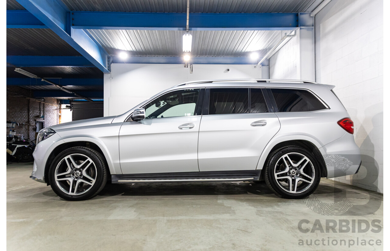 7/2018 Mercedes-Benz GLS 350d AMG Line 4Matic (AWD) X166 MY17 4d Wagon Iridium Silver Metallic Turbo Diesel V6 3.0L