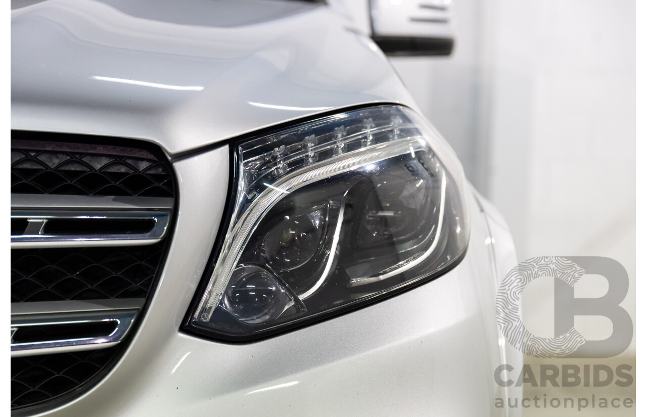 7/2018 Mercedes-Benz GLS 350d AMG Line 4Matic (AWD) X166 MY17 4d Wagon Iridium Silver Metallic Turbo Diesel V6 3.0L