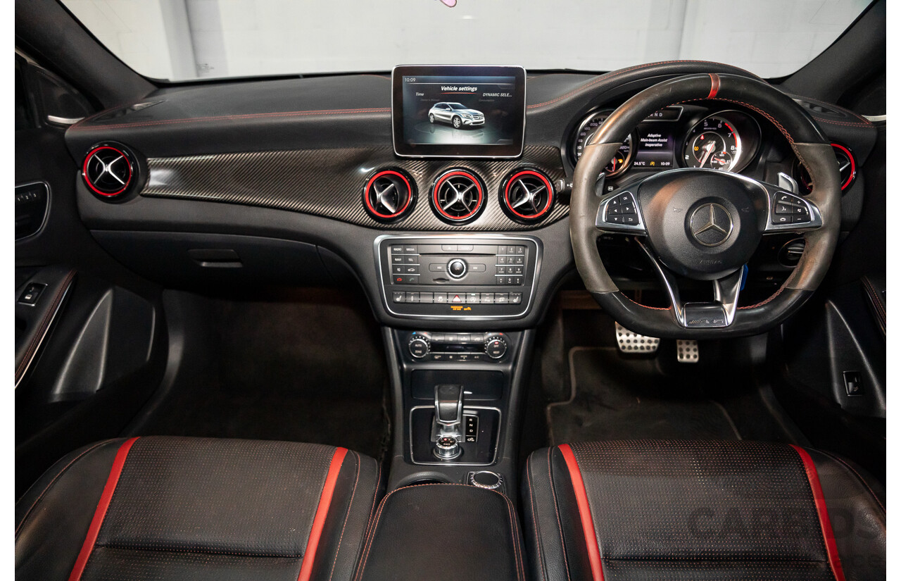 05/2016 Mercedes-Benz GLA 45 AMG 4Matic (AWD) X156 MY16 4d Wagon Cirrus White Turbo 2.0L