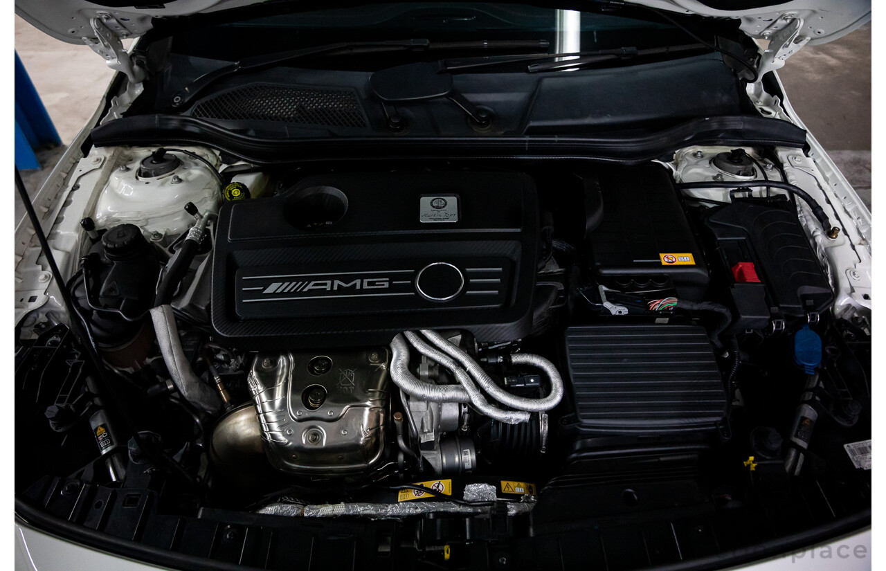 05/2016 Mercedes-Benz GLA 45 AMG 4Matic (AWD) X156 MY16 4d Wagon Cirrus White Turbo 2.0L