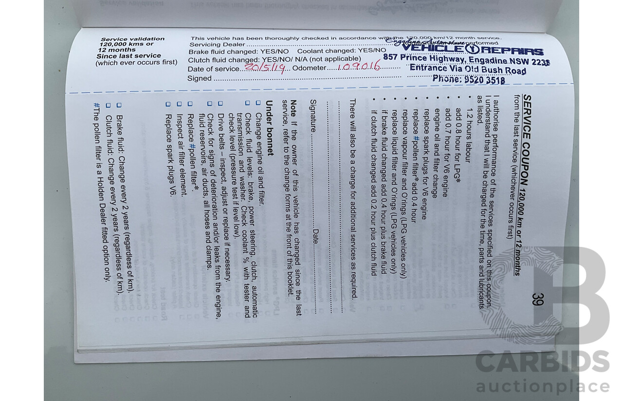 6/2010 Holden Commodore International VE MY10 4d Sedan Heron White V6 3.0L