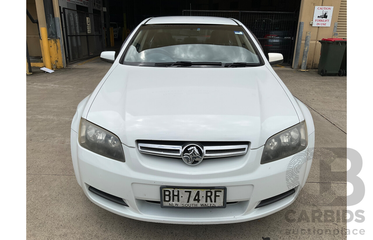 6/2010 Holden Commodore International VE MY10 4d Sedan Heron White V6 3.0L
