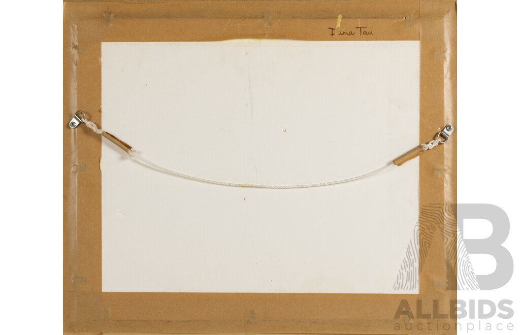 Artist Unknown, (20th Century), Outback, Original Oil on Canvas, 40 x 47 cm (frame)