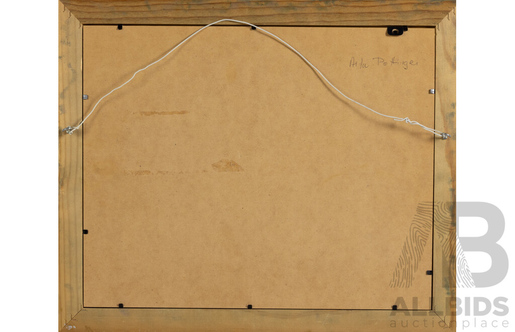 Artist Unknown, (20th Century, Working C1990s), Nude Reclining, Original Colour Crayon on Paper, 34 x 41 cm (frame)