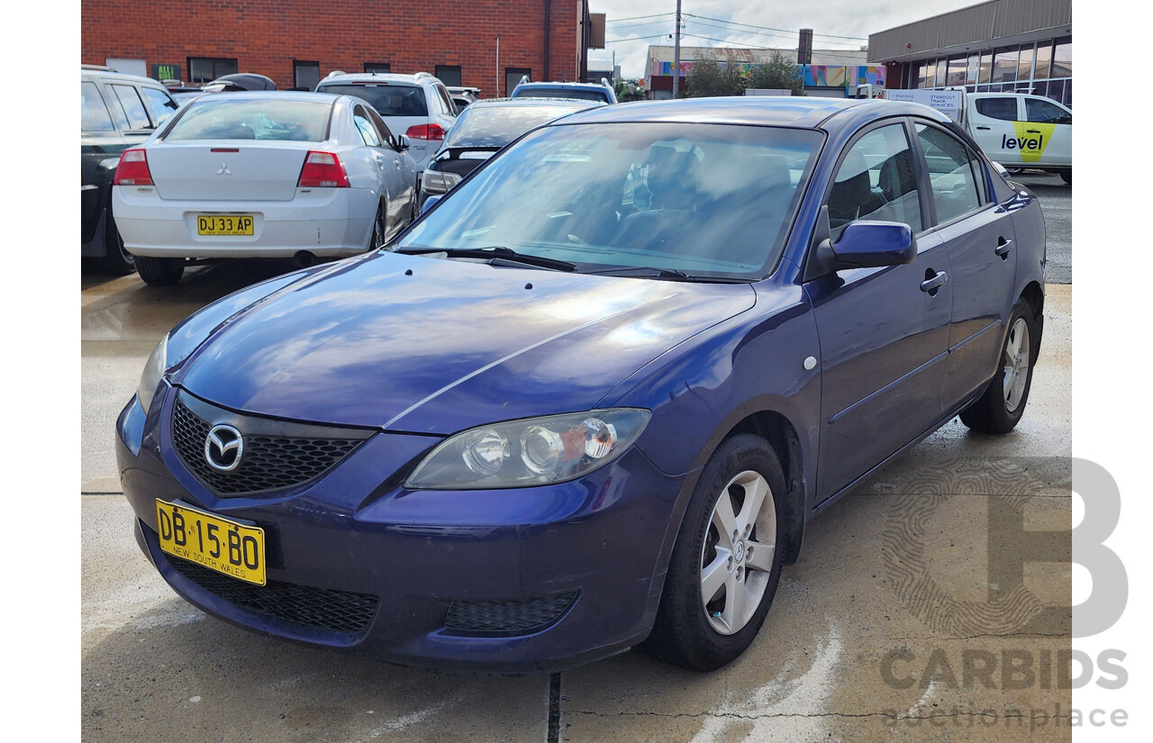5/2005 Mazda Mazda3 MAXX BK 4d Sedan Blue 2.0L